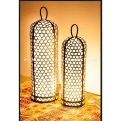Lampu Tabung Anyaman Tembaga